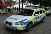 Шведский полицейский автомобиль